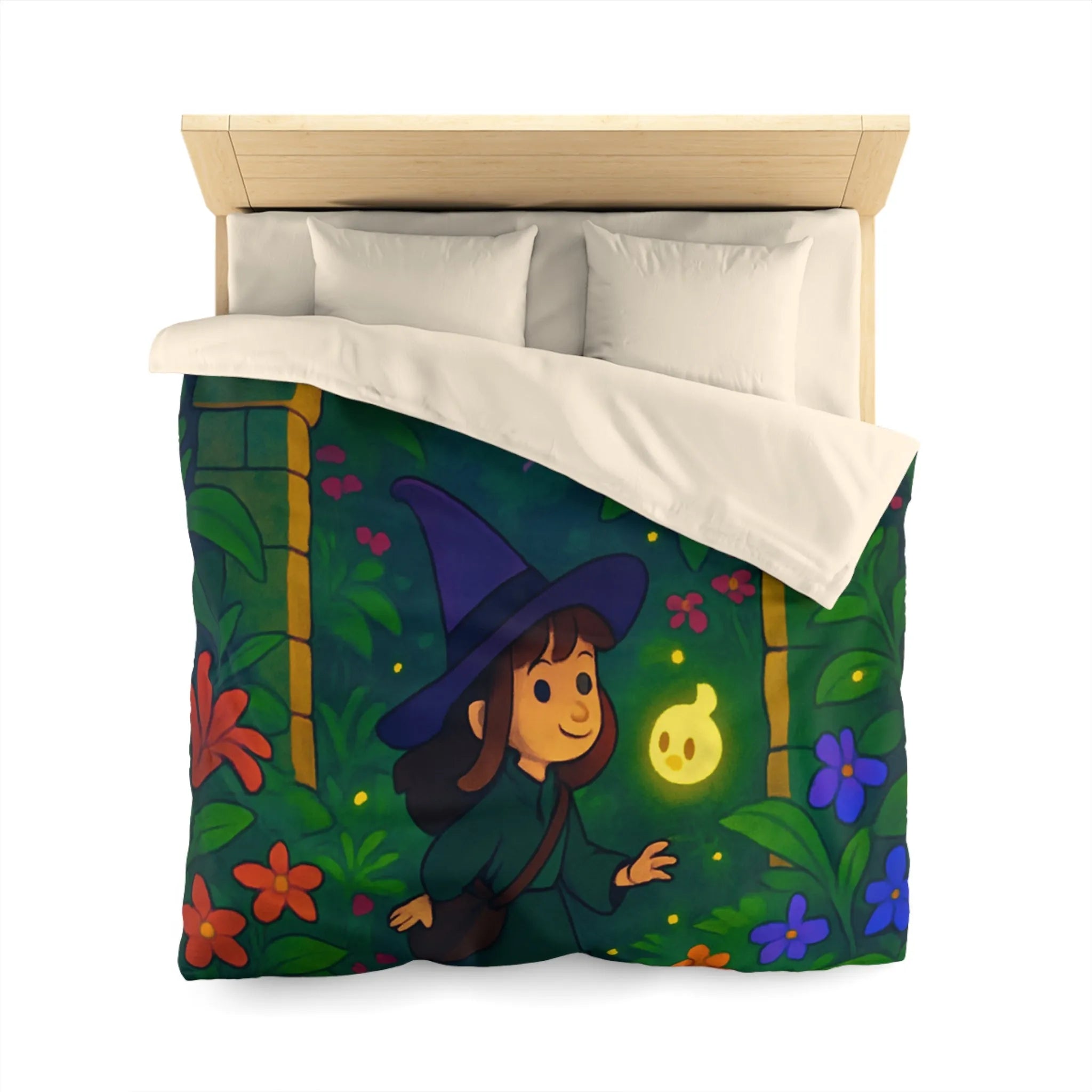 Enchantez votre chambre avec une housse de couette magique et lumineuse pour enfants