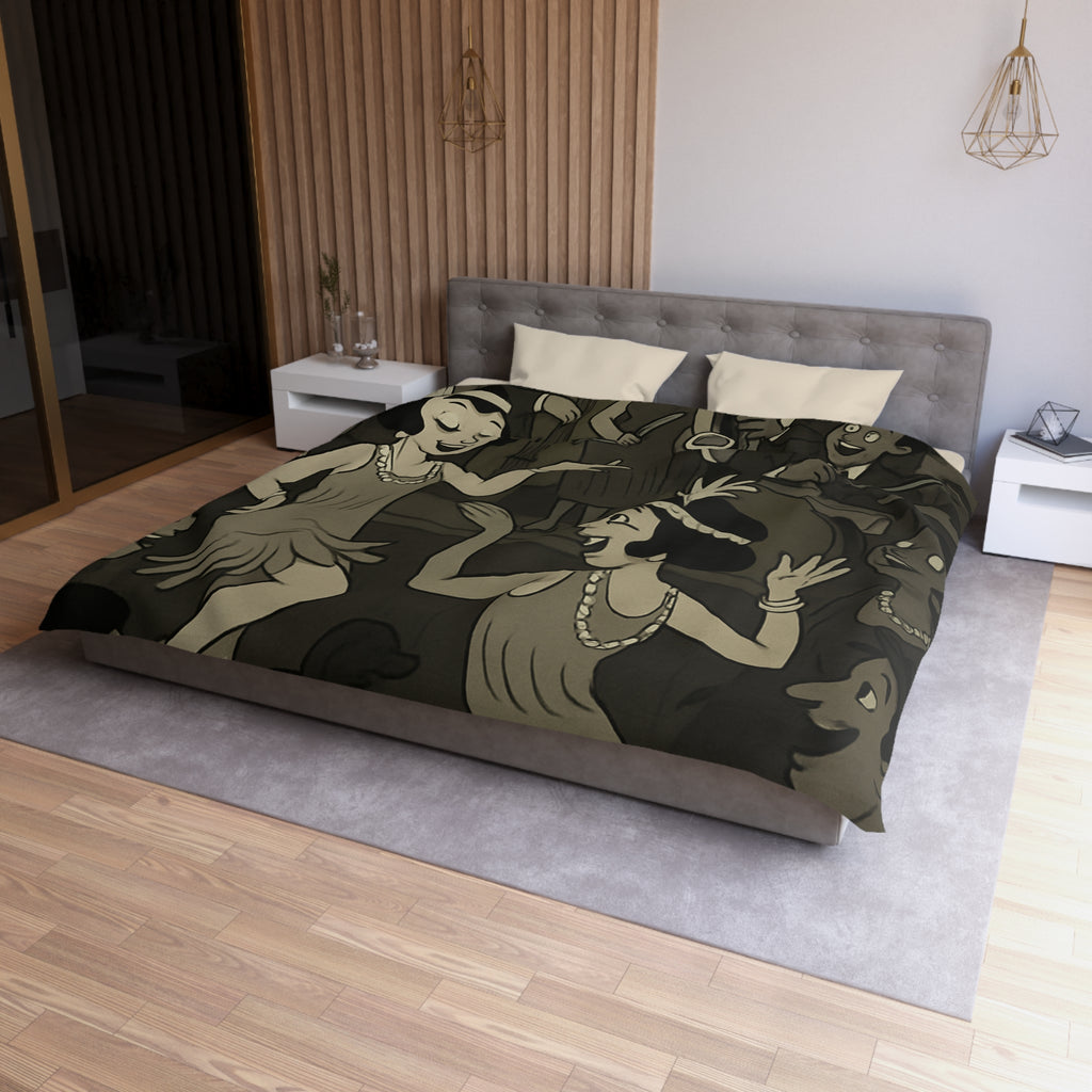 Housse de Couette Microfibre Design Artistique Moderne Décoration Chambre Confort Premium