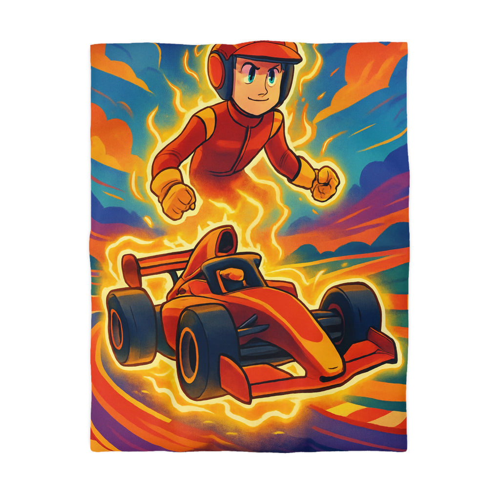 Housse de Couette Microfibre Design Artistique Moderne Décoration Chambre Confort Premium