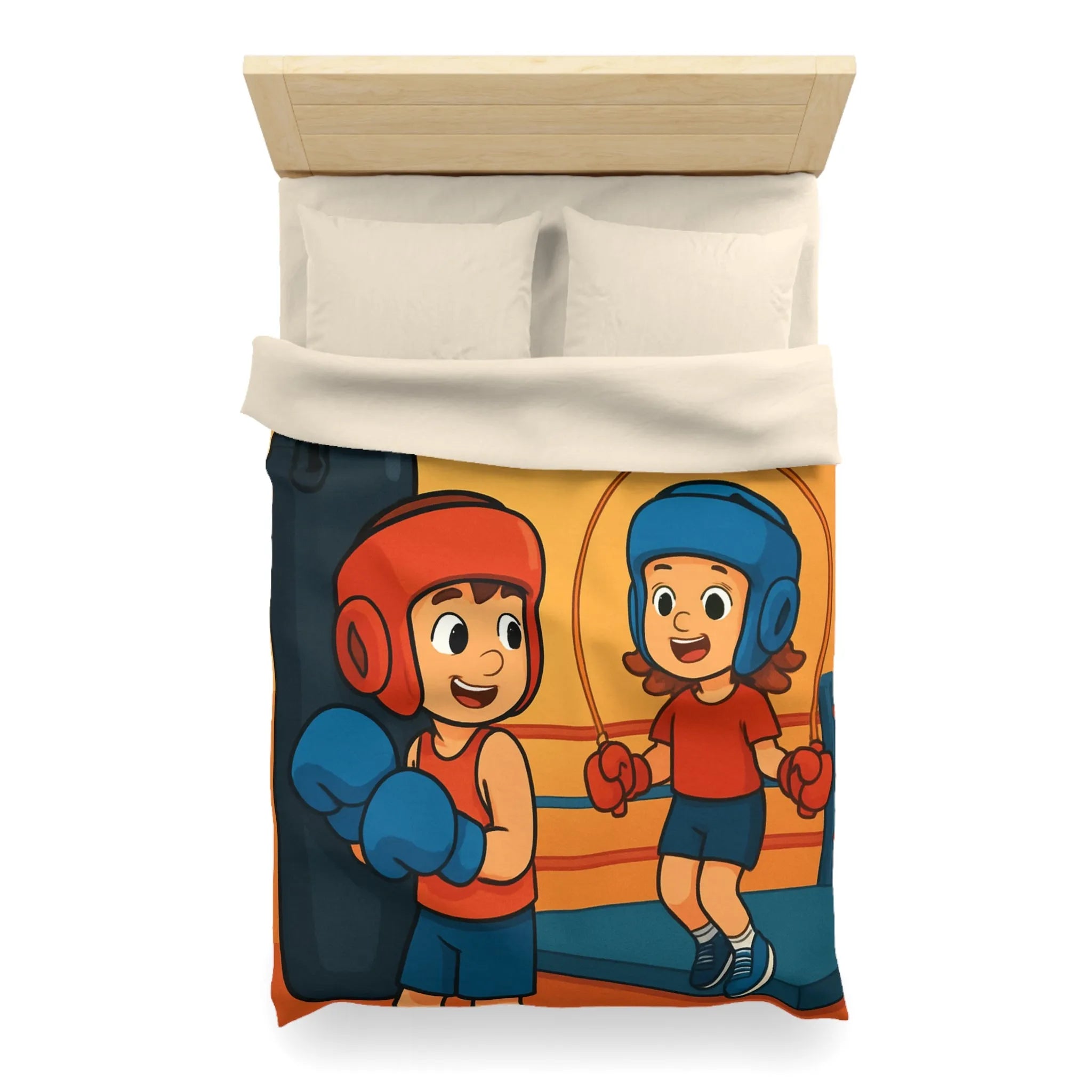 Housse de Couette Microfibre Création Artistique Moderne Design Exclusif Décoration Chambre