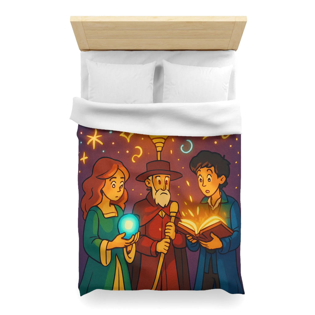 Explorez un Monde Magique avec Housse de Couette Aux Détails Lumineux et Enchantés