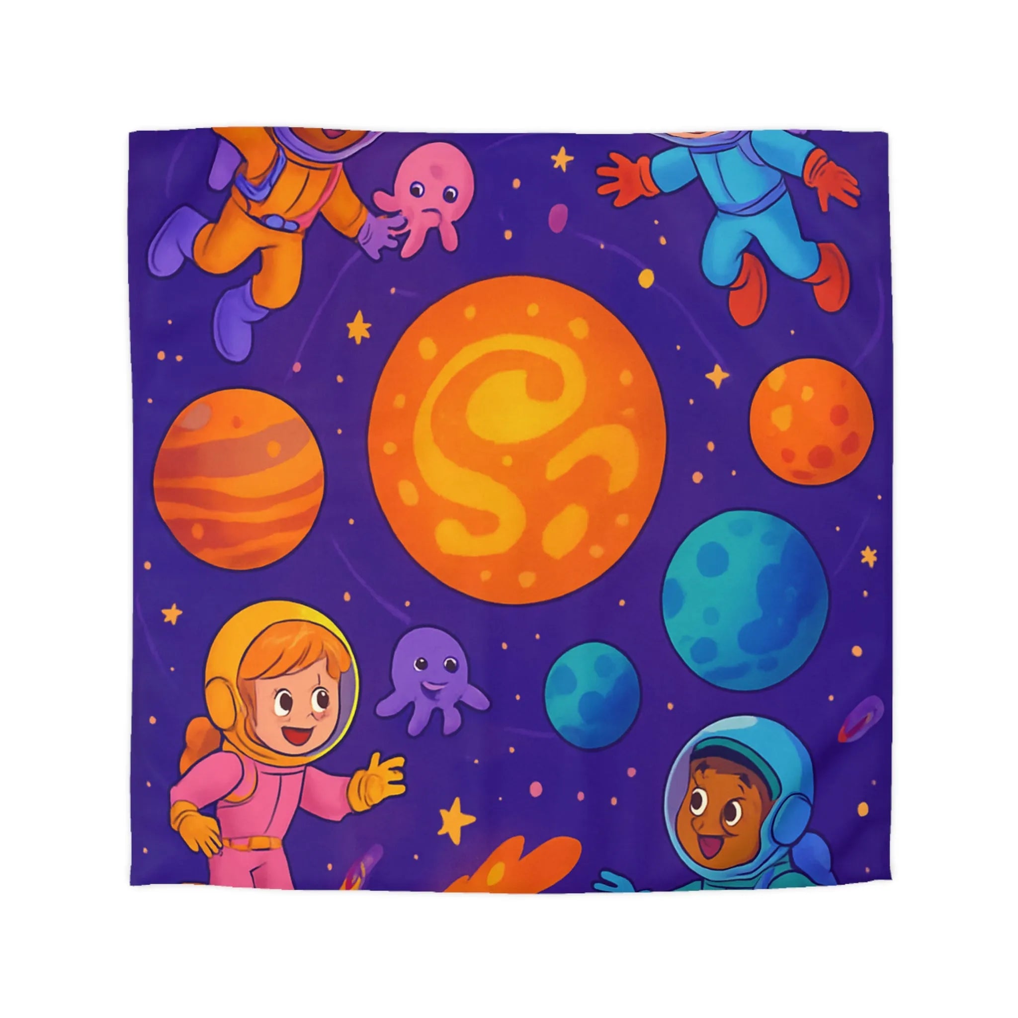 Housse de Couette Microfibre Art Graphique Contemporain Style Décoratif Chambre Tendance