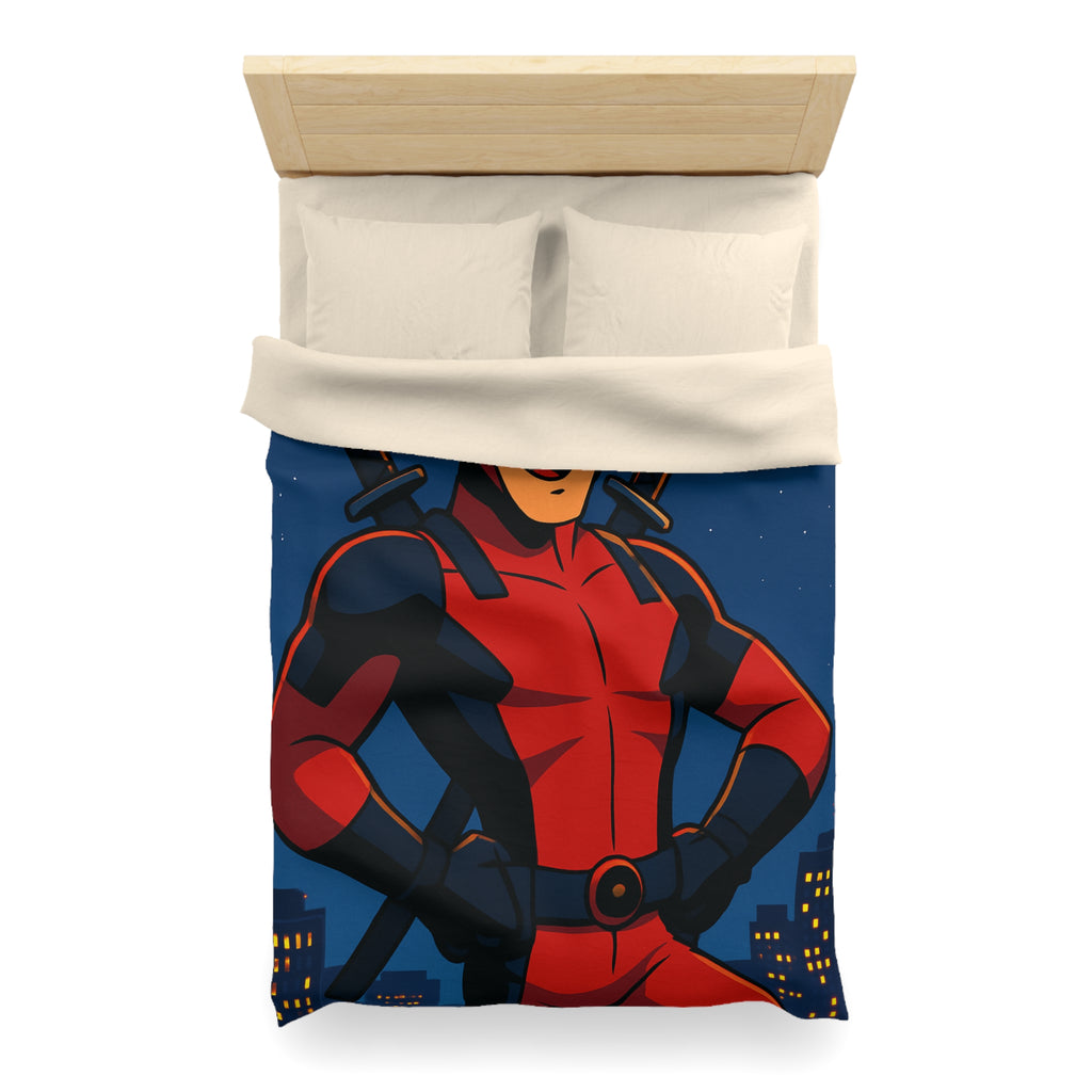 Housse de Couette Microfibre Design Artistique Moderne Décoration Chambre Confort Premium