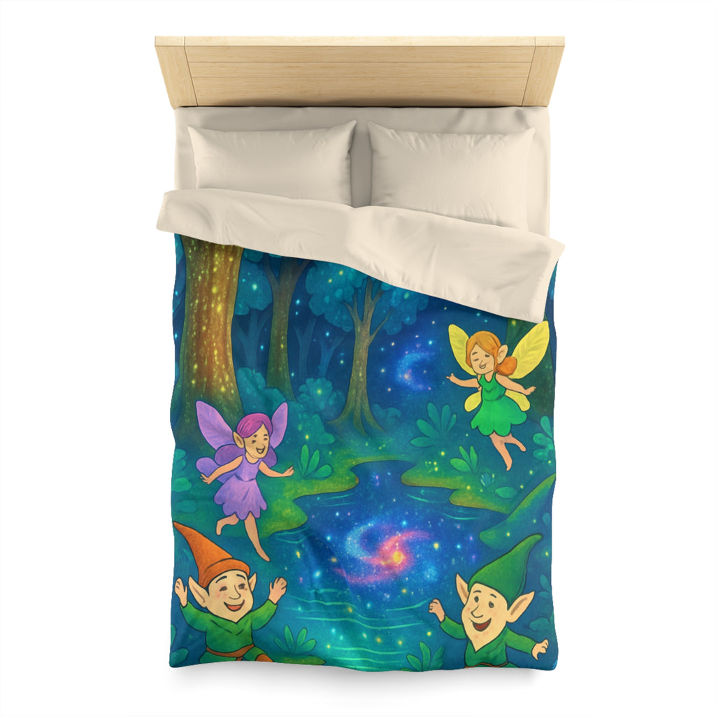 Housse de Couette Microfibre Illustration Unique Design Moderne Décoration Intérieure Raffinée