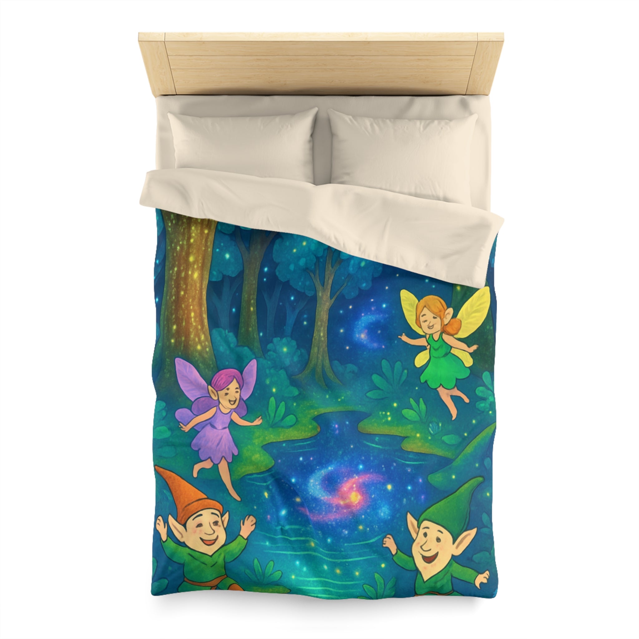 Housse de Couette Microfibre Illustration Unique Design Moderne Décoration Intérieure Raffinée