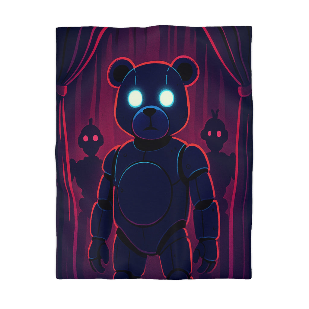 Housse de Couette Microfibre Motif Créatif Original Style Contemporain Chambre Élégante