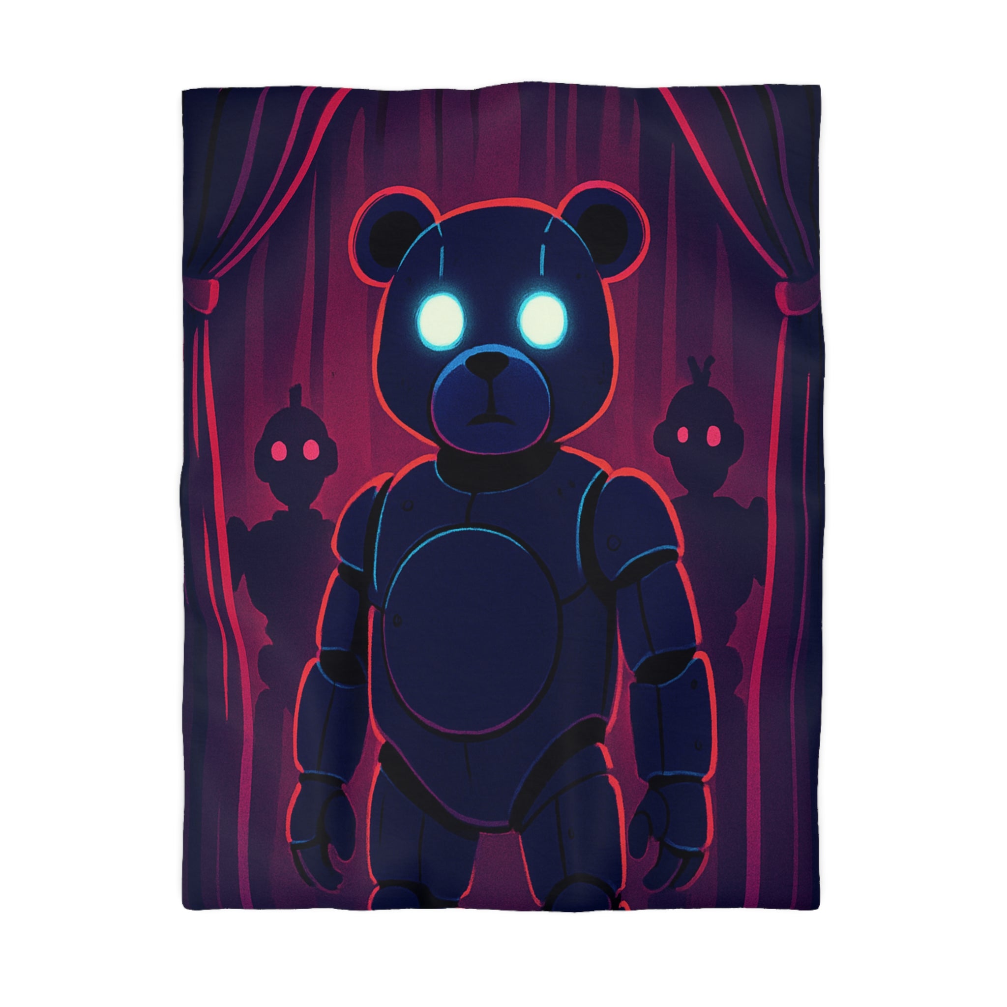 Housse de Couette Microfibre Motif Créatif Original Style Contemporain Chambre Élégante