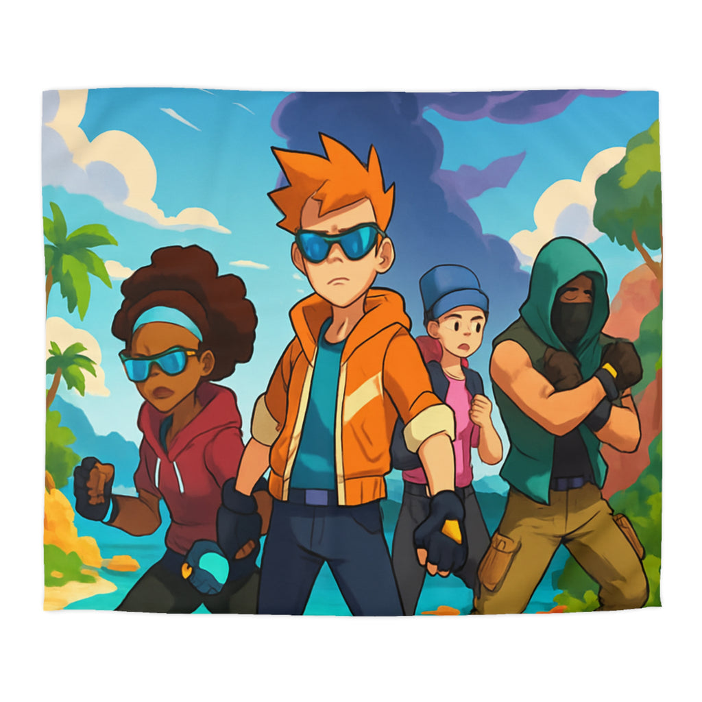 Housse de Couette Microfibre Création Artistique Moderne Design Exclusif Décoration Chambre