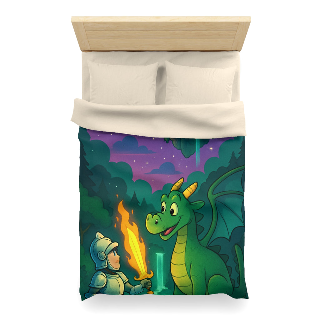 Housse de Couette Microfibre Motif Créatif Original Style Contemporain Chambre Élégante