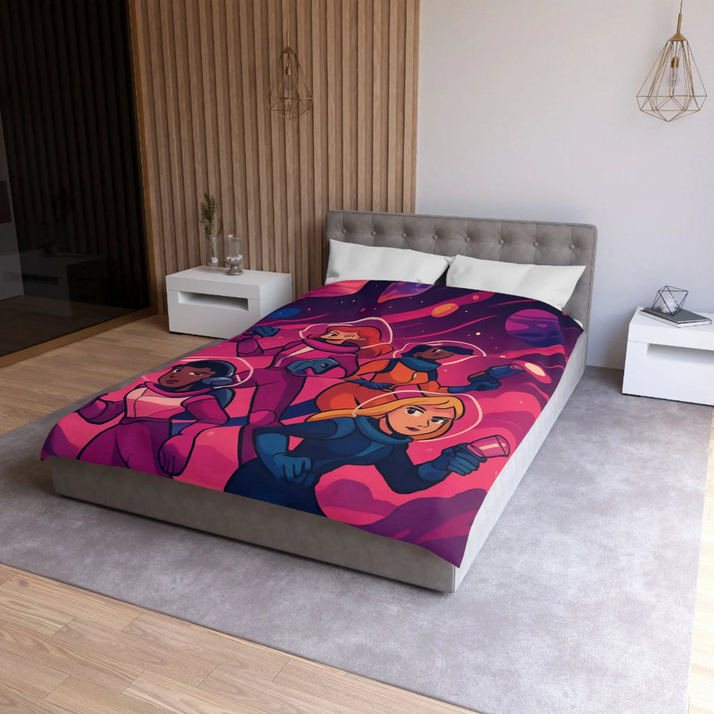 Housse de Couette Microfibre Création Artistique Moderne Design Exclusif Décoration Chambre