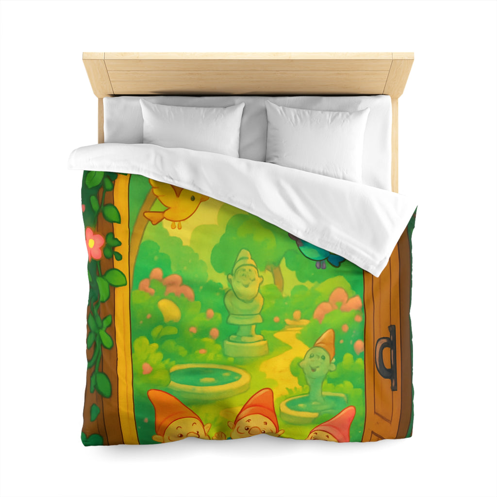 Housse de Couette Microfibre Motif Créatif Original Style Contemporain Chambre Élégante