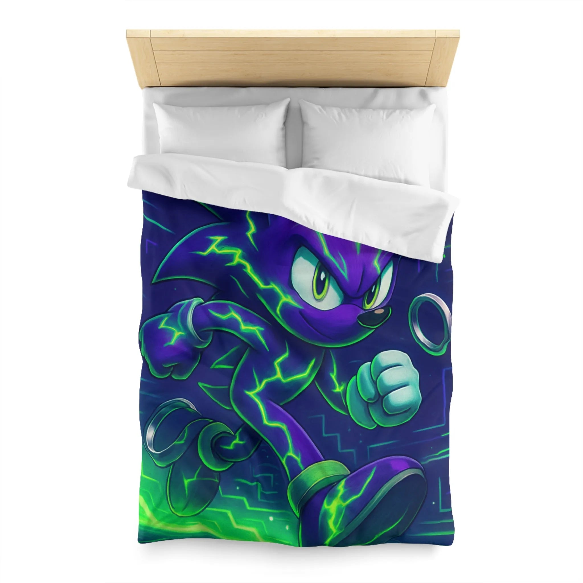 Housse de Couette Microfibre Art Graphique Contemporain Style Décoratif Chambre Tendance