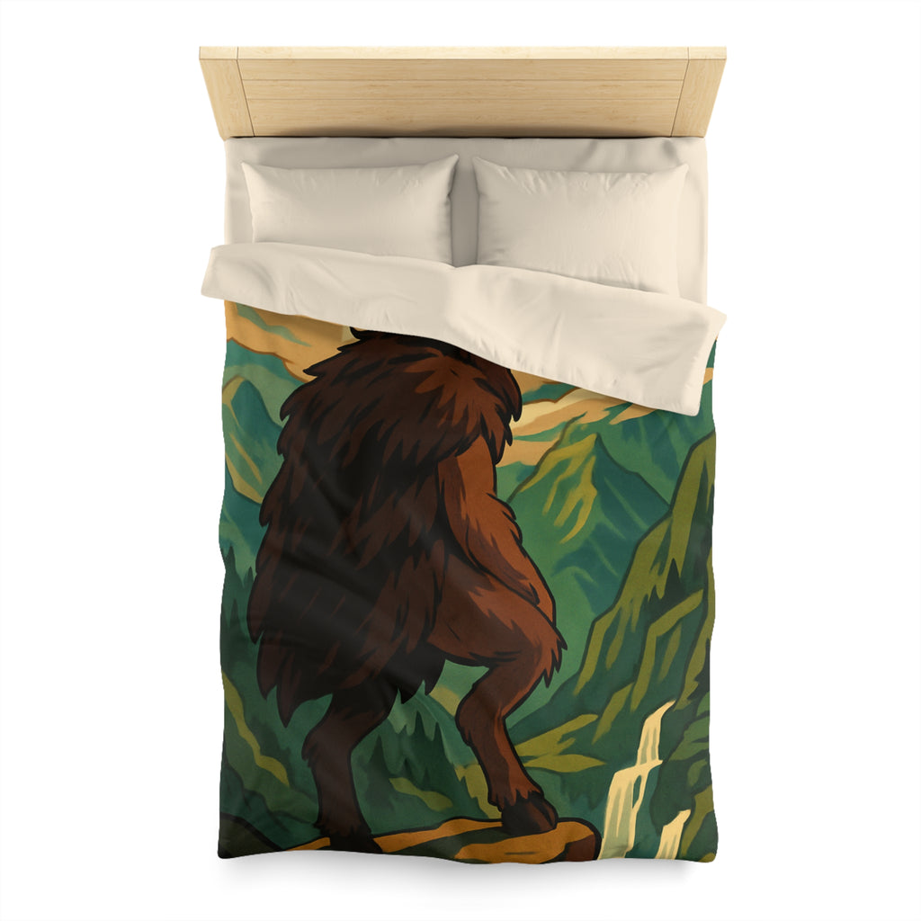 Housse de Couette Microfibre Design Artistique Moderne Décoration Chambre Confort Premium