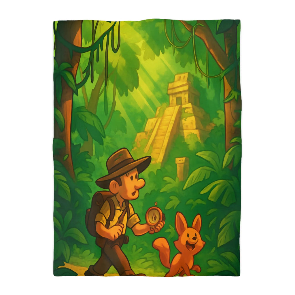 Explorez l'aventure de la jungle avec un explorateur et son fidèle compagnon