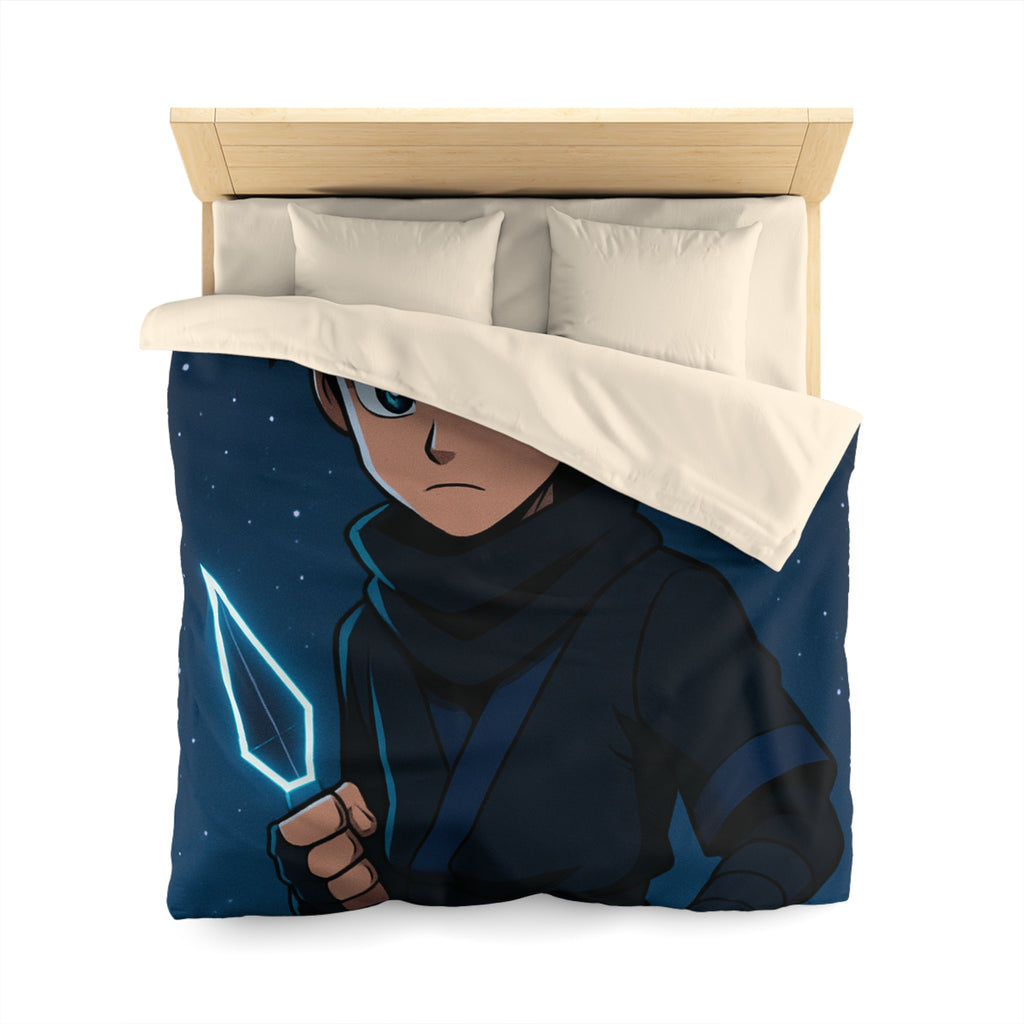 Housse de Couette Microfibre Illustration Unique Design Moderne Décoration Intérieure Raffinée