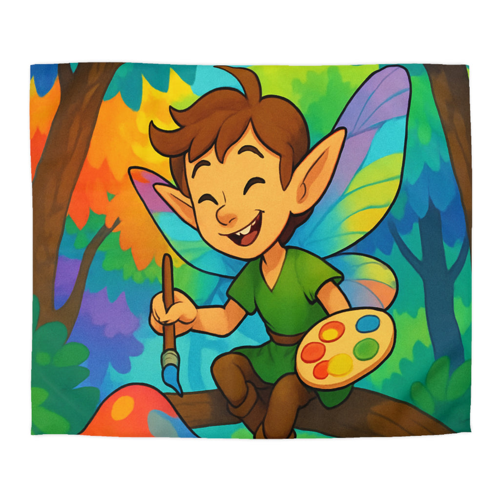 Housse de Couette Microfibre Illustration Unique Design Moderne Décoration Intérieure Raffinée