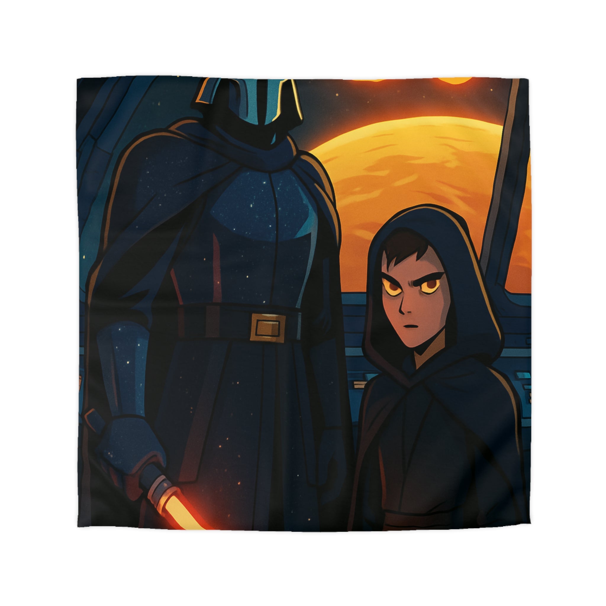 Housse de Couette Microfibre Design Artistique Moderne Décoration Chambre Confort Premium