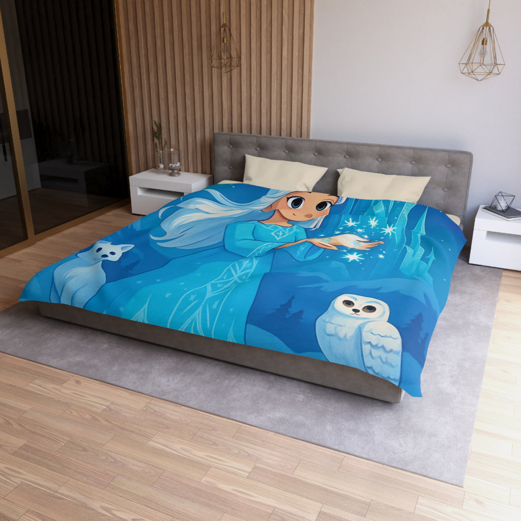 Housse de Couette Microfibre Motif Créatif Original Style Contemporain Chambre Élégante