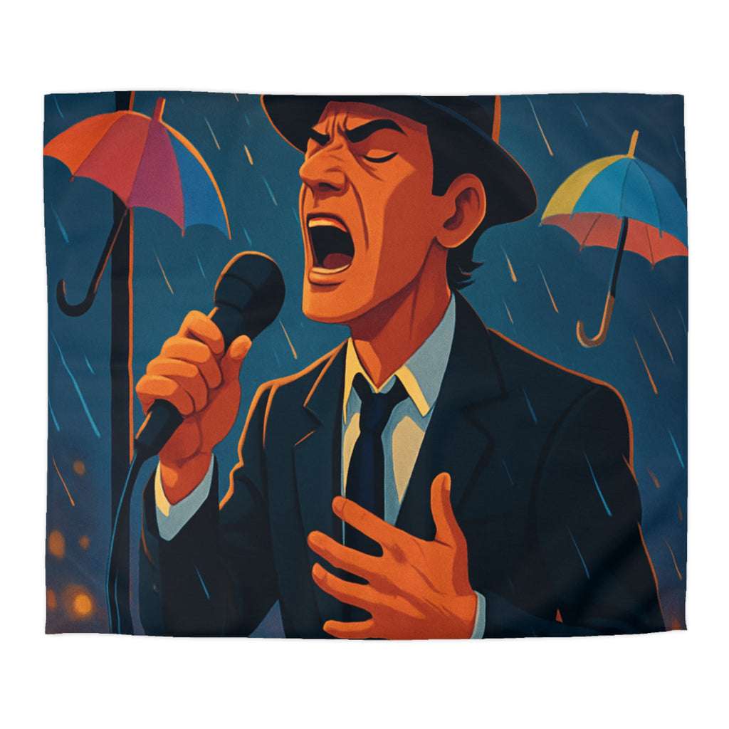 Housse de Couette Microfibre Illustration Unique Design Moderne Décoration Intérieure Raffinée