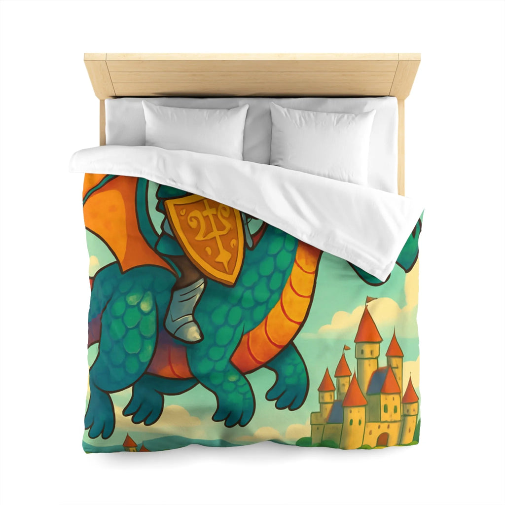 Housse de Couette Microfibre Art Graphique Contemporain Style Décoratif Chambre Tendance