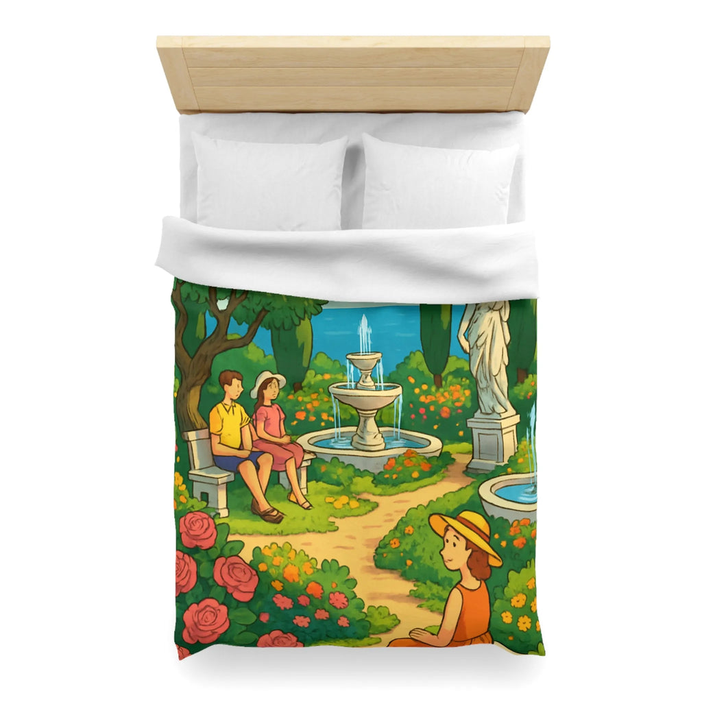 Housse de Couette Microfibre Création Artistique Moderne Design Exclusif Décoration Chambre