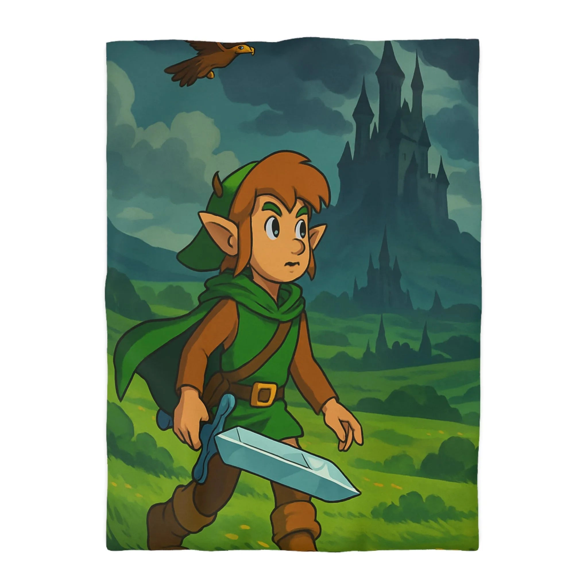 Housse de Couette Microfibre Art Graphique Contemporain Style Décoratif Chambre Tendance