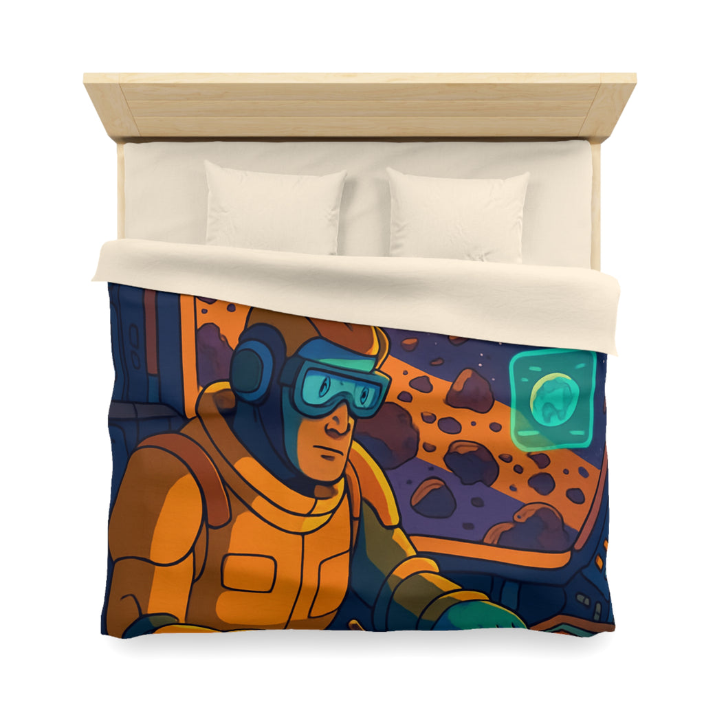 Housse de Couette Microfibre Illustration Unique Design Moderne Décoration Intérieure Raffinée