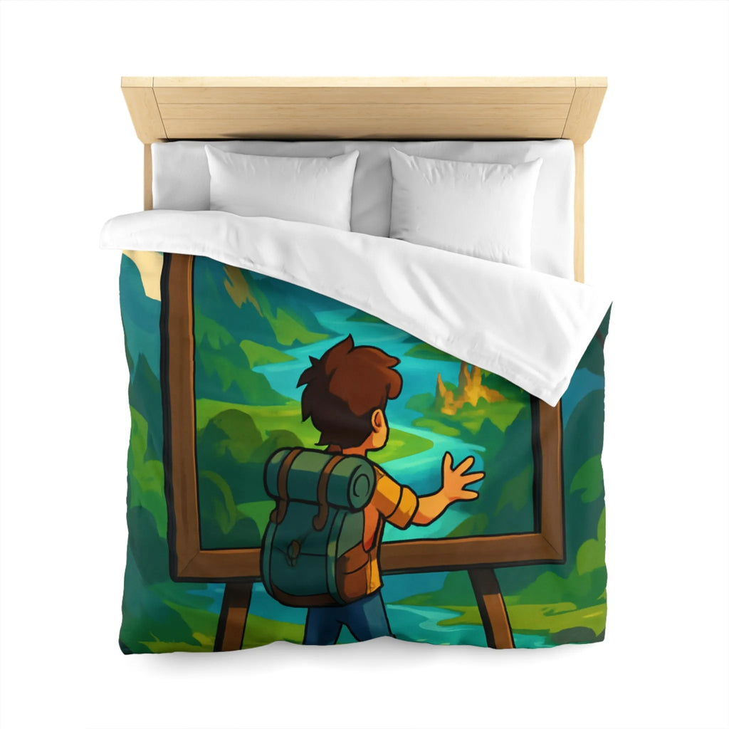 Enchantez votre chambre avec une housse de couette paysage nature féerique et rêveur