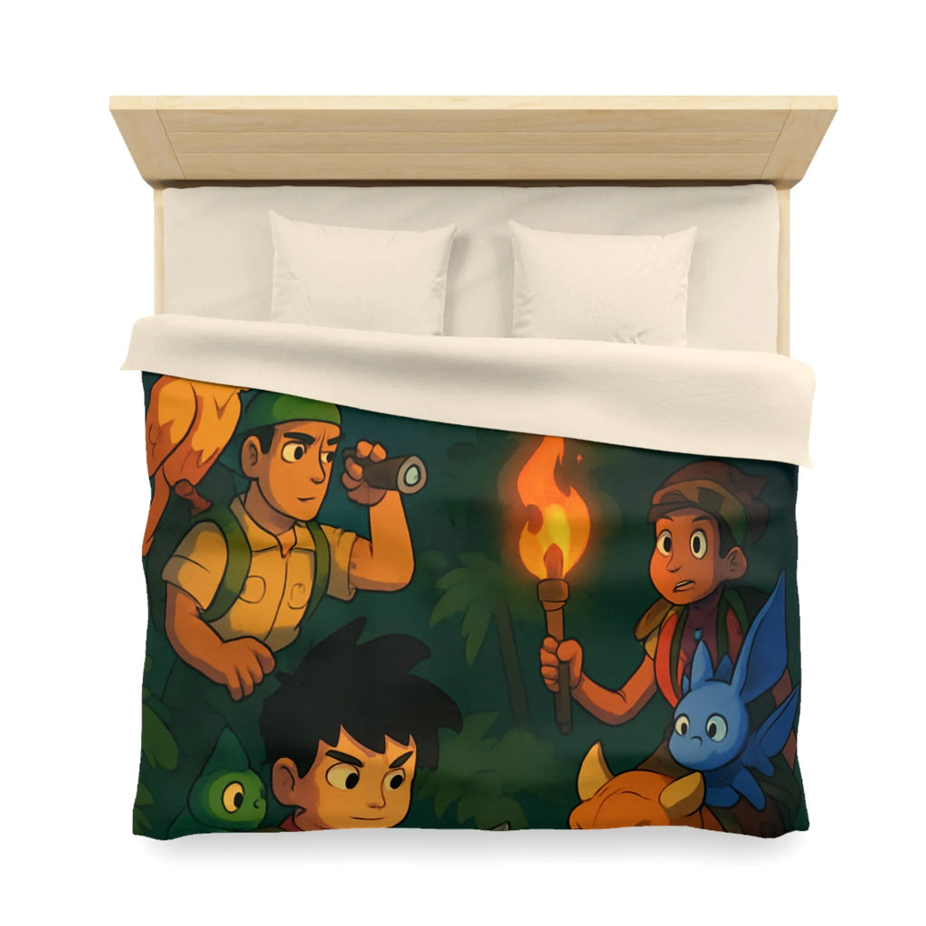 Explorez la jungle en famille avec des amis animaux et un volcan en éruption.