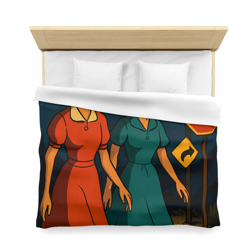 Housse de Couette Microfibre Création Artistique Moderne Design Exclusif Décoration Chambre