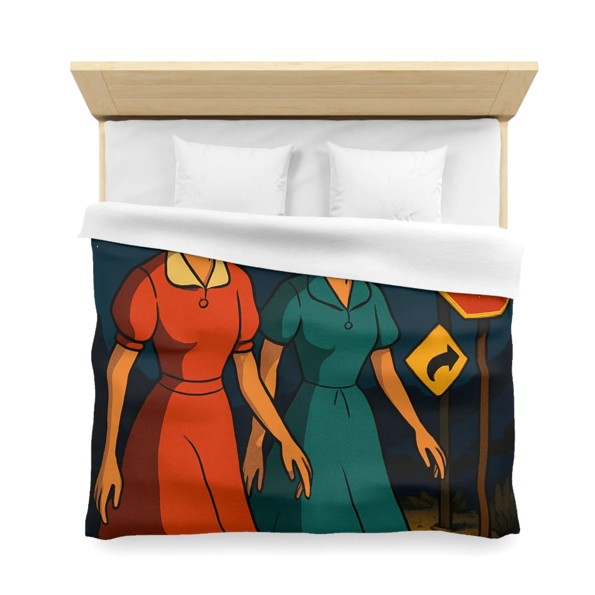 Housse de Couette Microfibre Création Artistique Moderne Design Exclusif Décoration Chambre