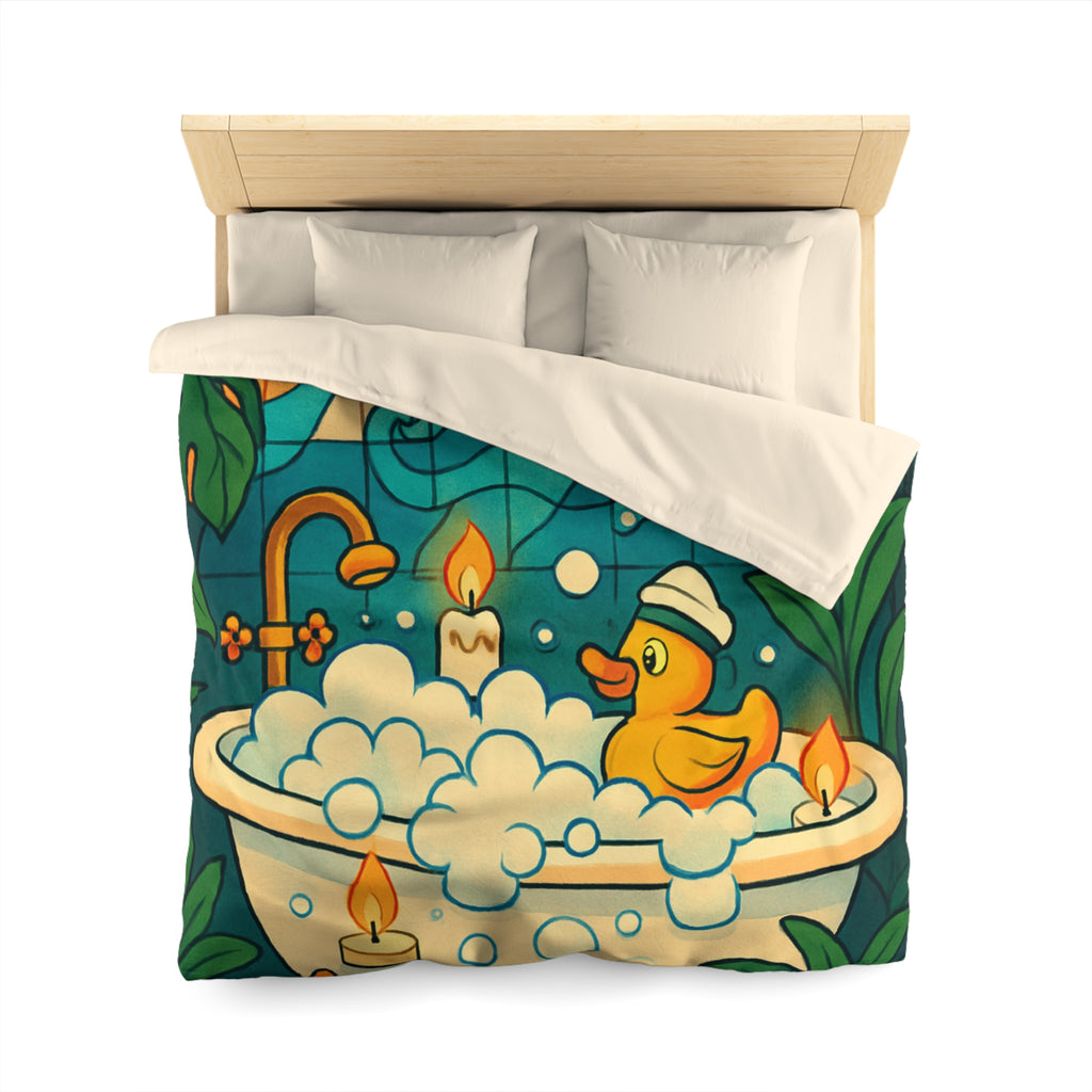 Housse de Couette Microfibre Design Artistique Moderne Décoration Chambre Confort Premium