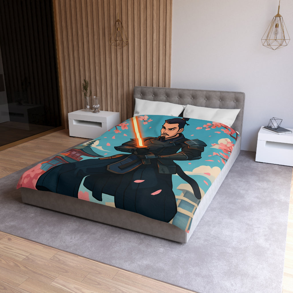 Housse de Couette Microfibre Illustration Unique Design Moderne Décoration Intérieure Raffinée