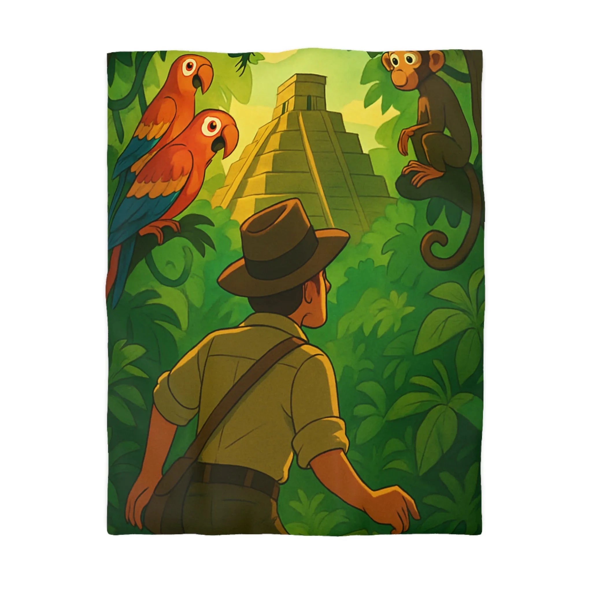 Housse de Couette Microfibre Art Graphique Contemporain Style Décoratif Chambre Tendance