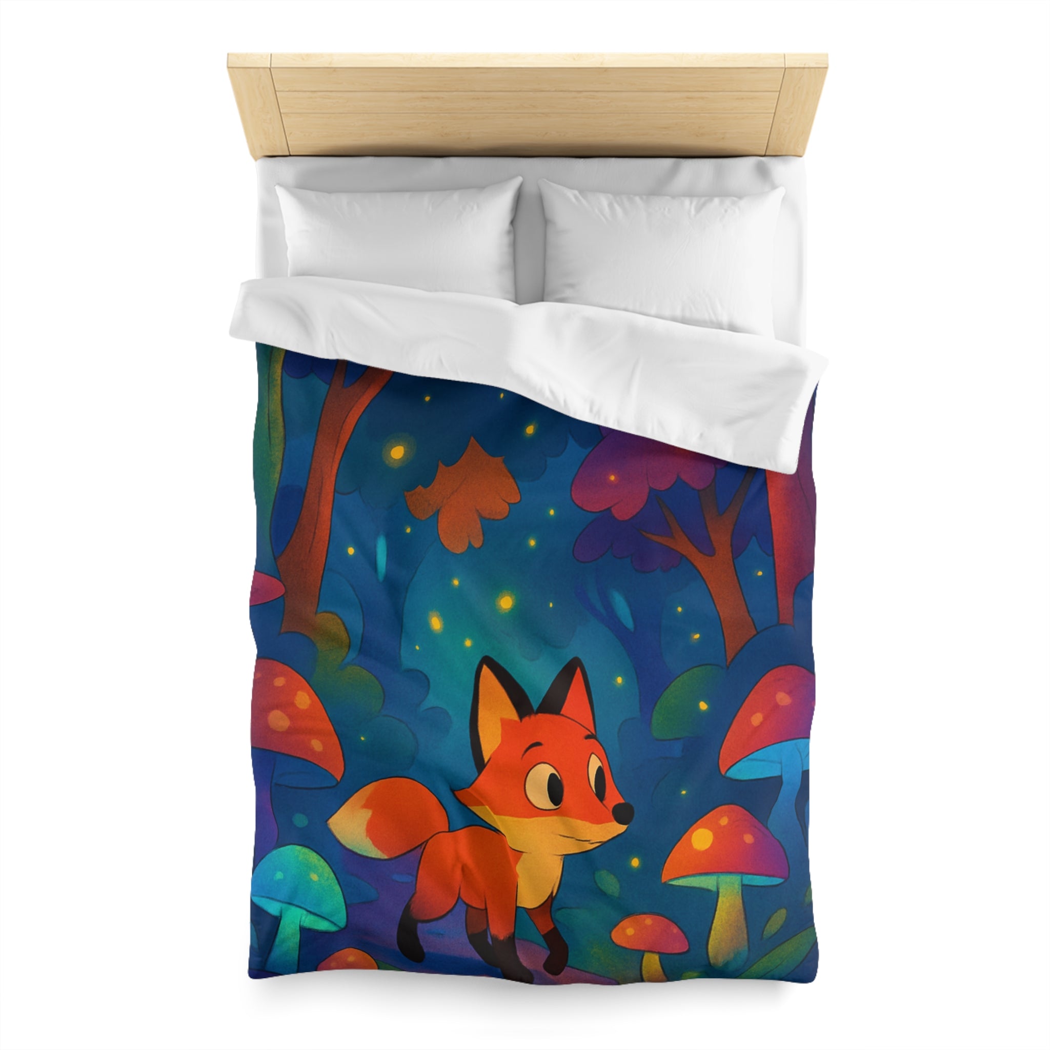 Housse de Couette Microfibre Design Artistique Moderne Décoration Chambre Confort Premium