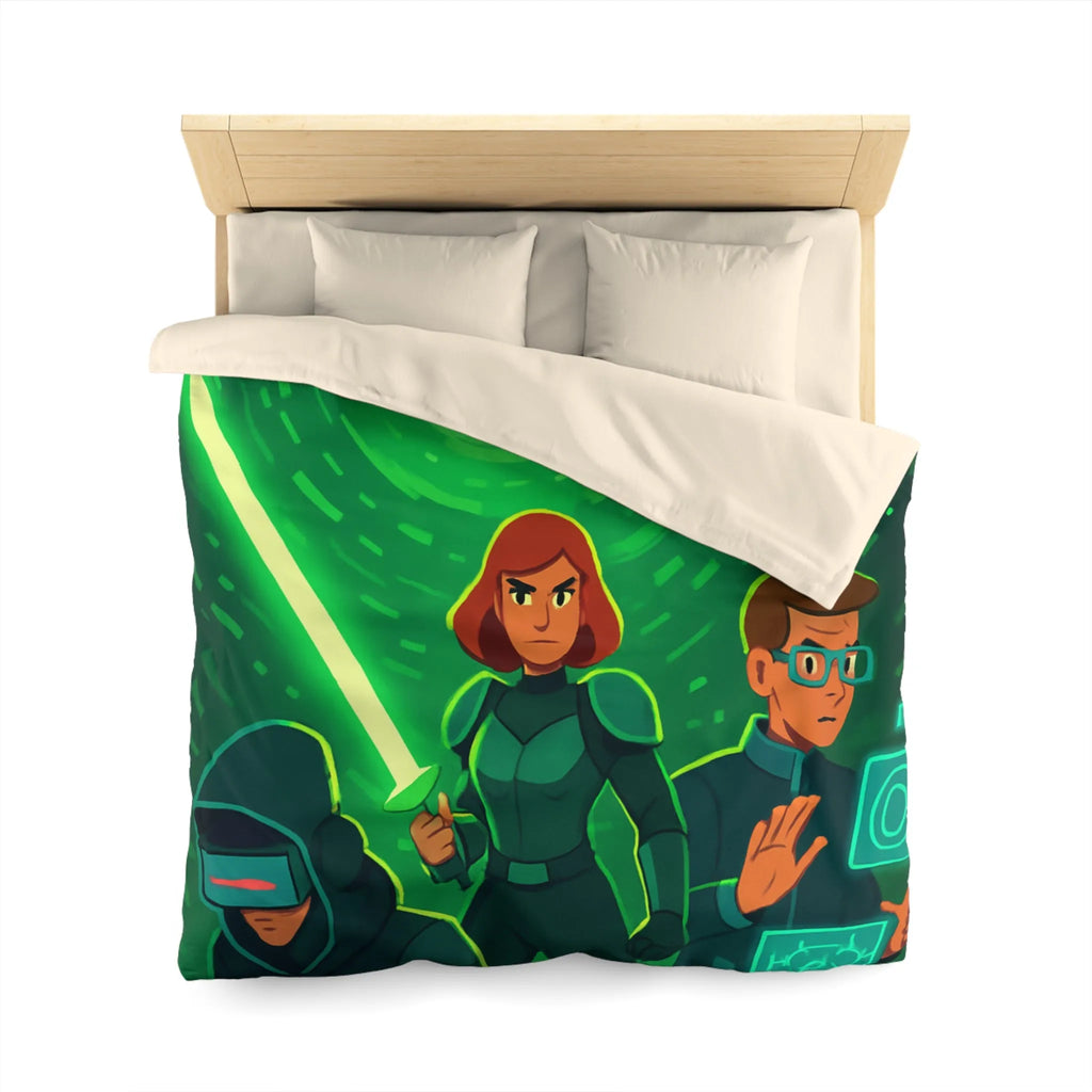 Housse de Couette Microfibre Création Artistique Moderne Design Exclusif Décoration Chambre