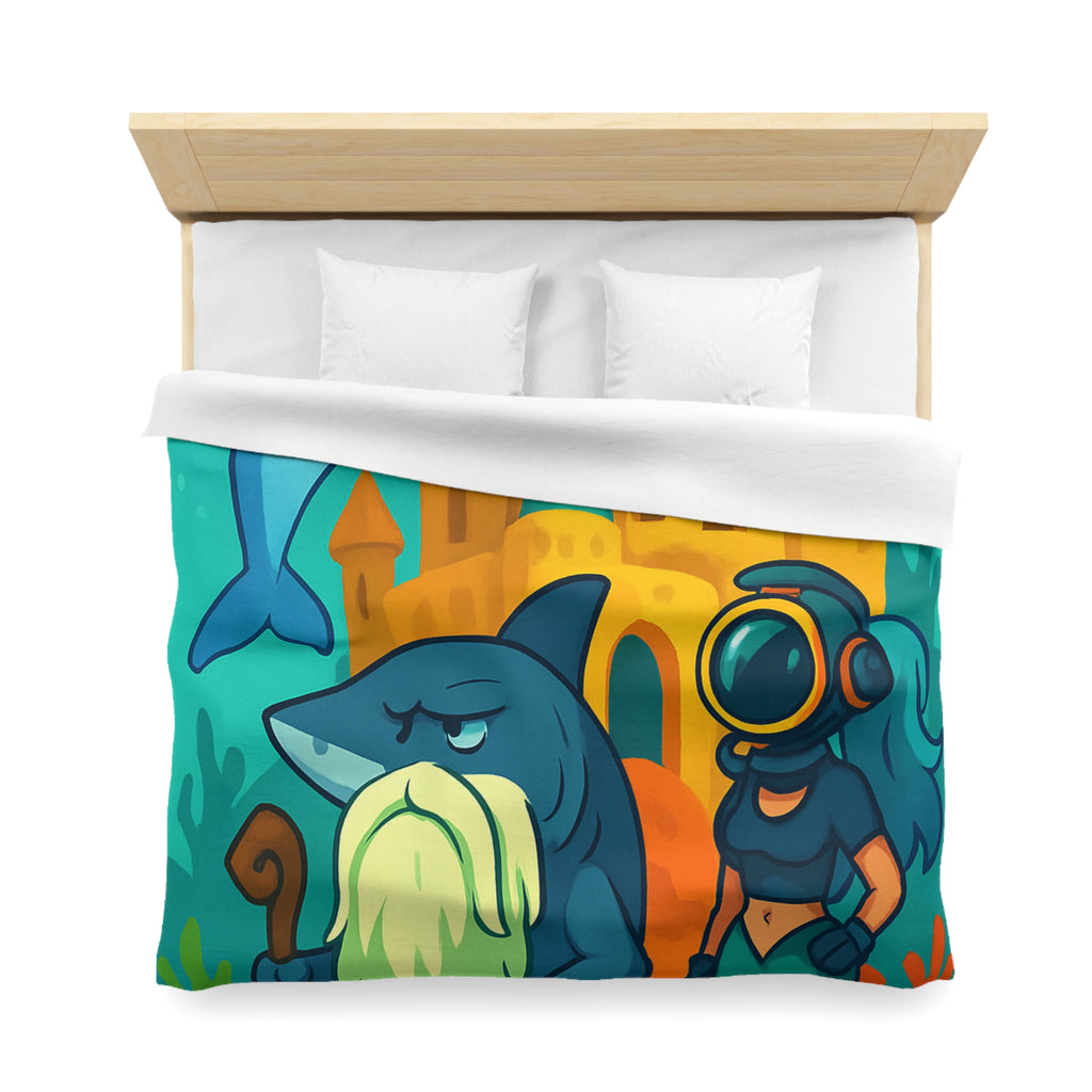 Housse de Couette Microfibre Création Artistique Moderne Design Exclusif Décoration Chambre