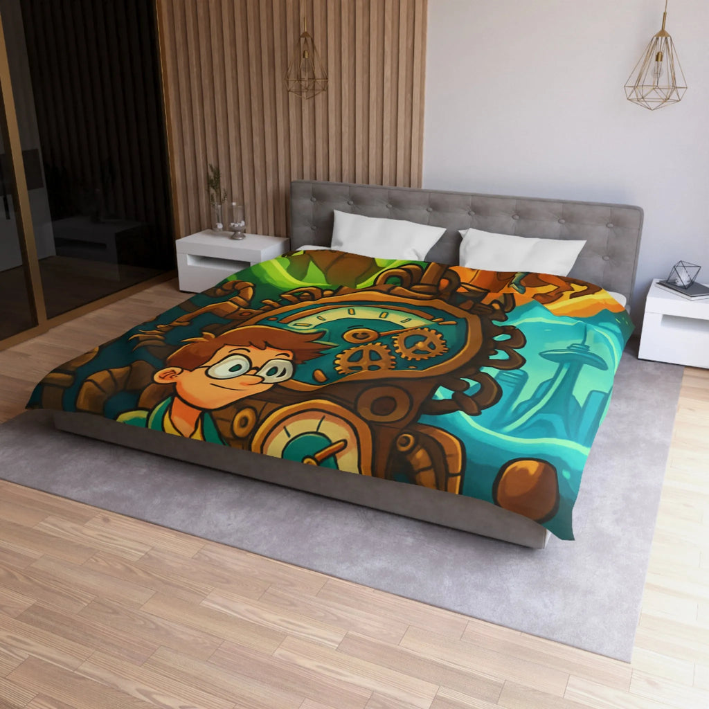 Housse de Couette Fantastique avec Aventure dans le Temps et Exploration de Mystères