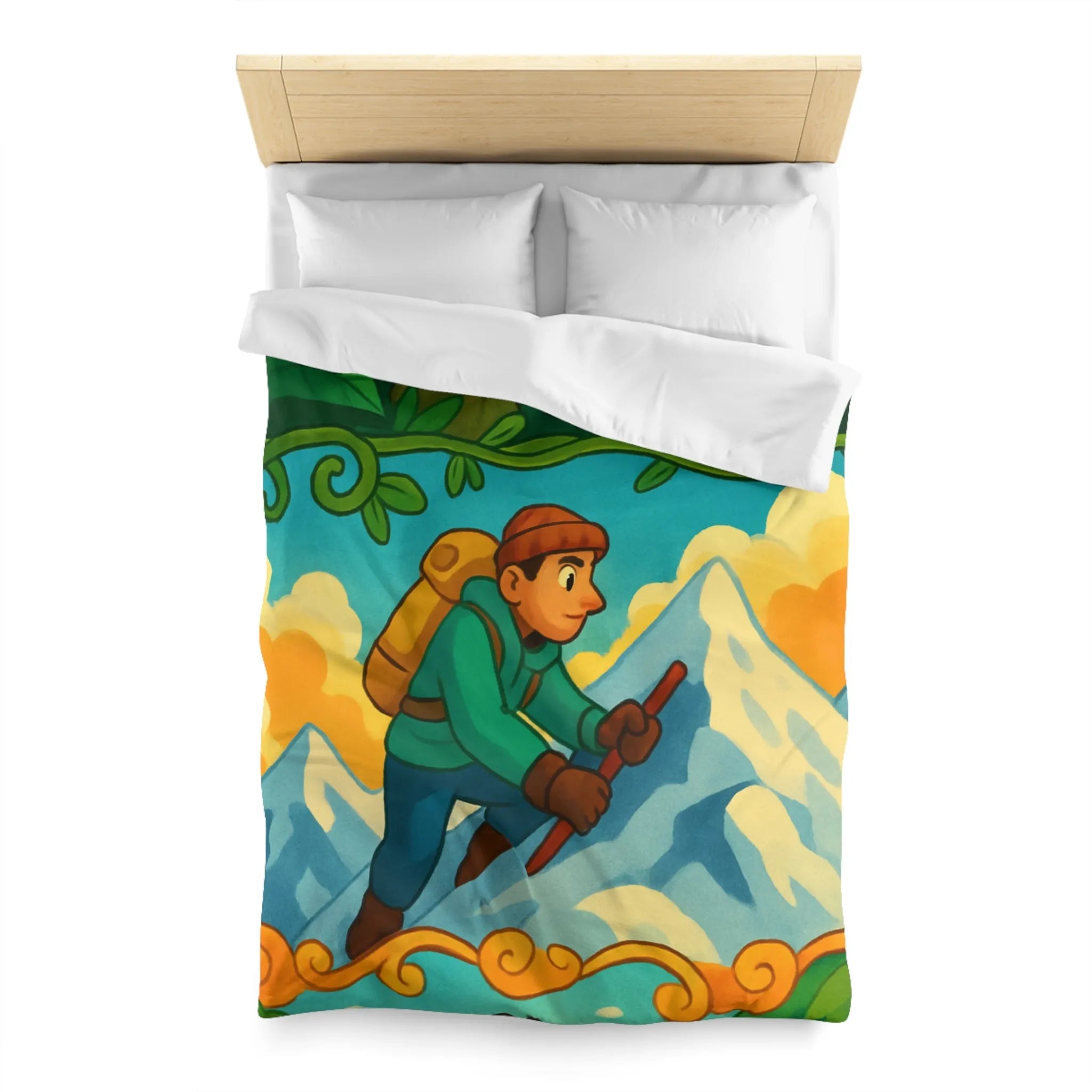 Housse de Couette Microfibre Création Artistique Moderne Design Exclusif Décoration Chambre