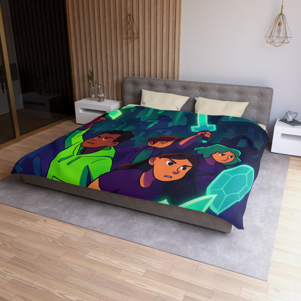 Housse de Couette Microfibre Création Artistique Moderne Design Exclusif Décoration Chambre