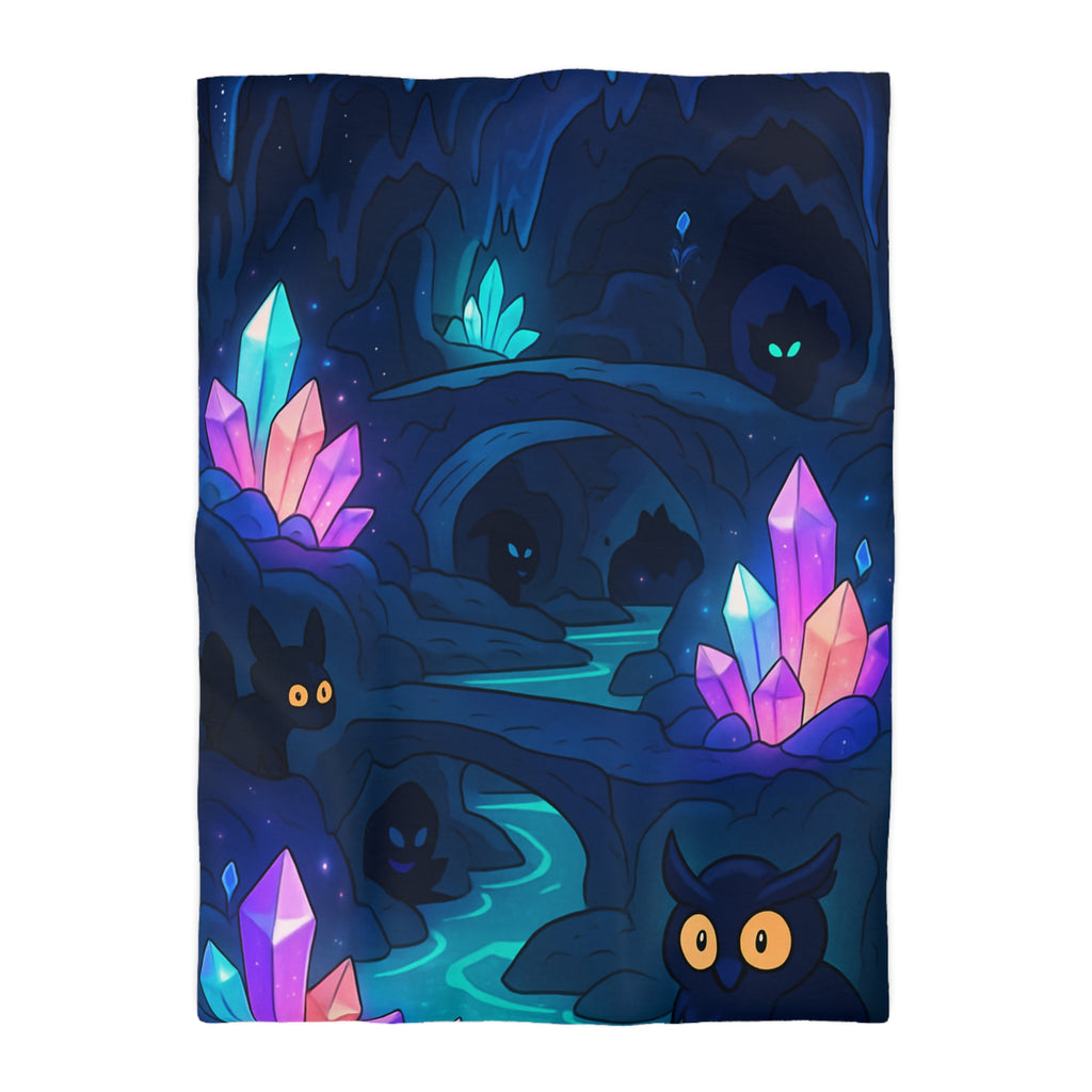 Housse de Couette Microfibre Motif Créatif Original Style Contemporain Chambre Élégante