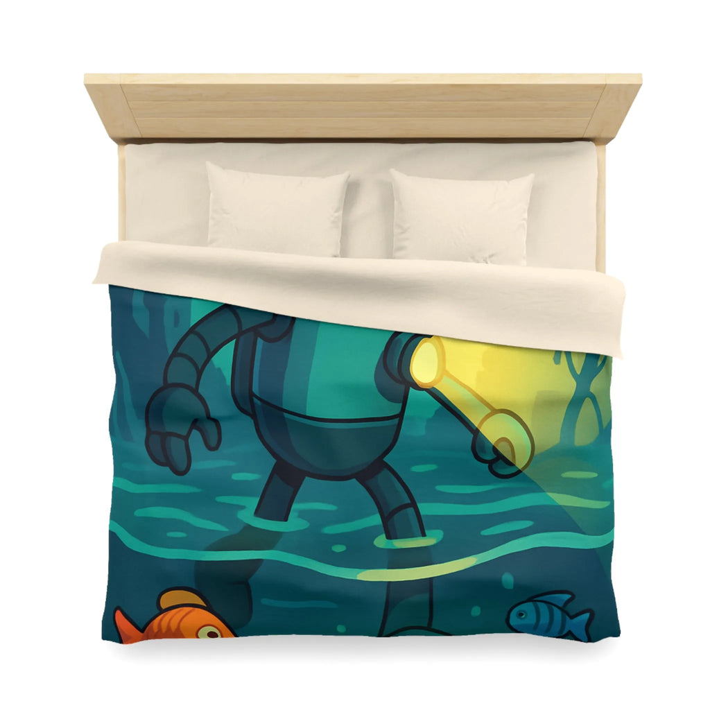 Explorez les Merveilles Sous-Marines avec un Robot Scaphandre et Poissons Colorés Magnifiques