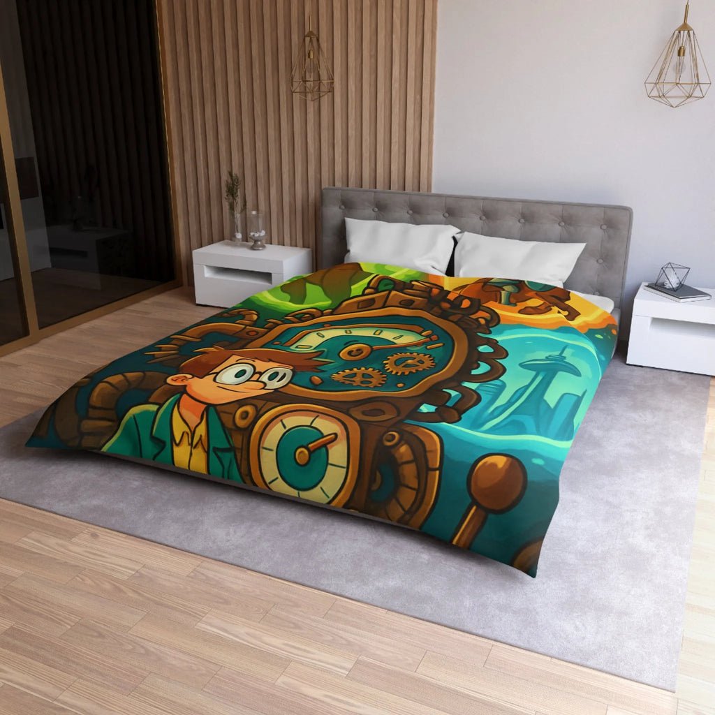 Housse de Couette Fantastique avec Aventure dans le Temps et Exploration de Mystères