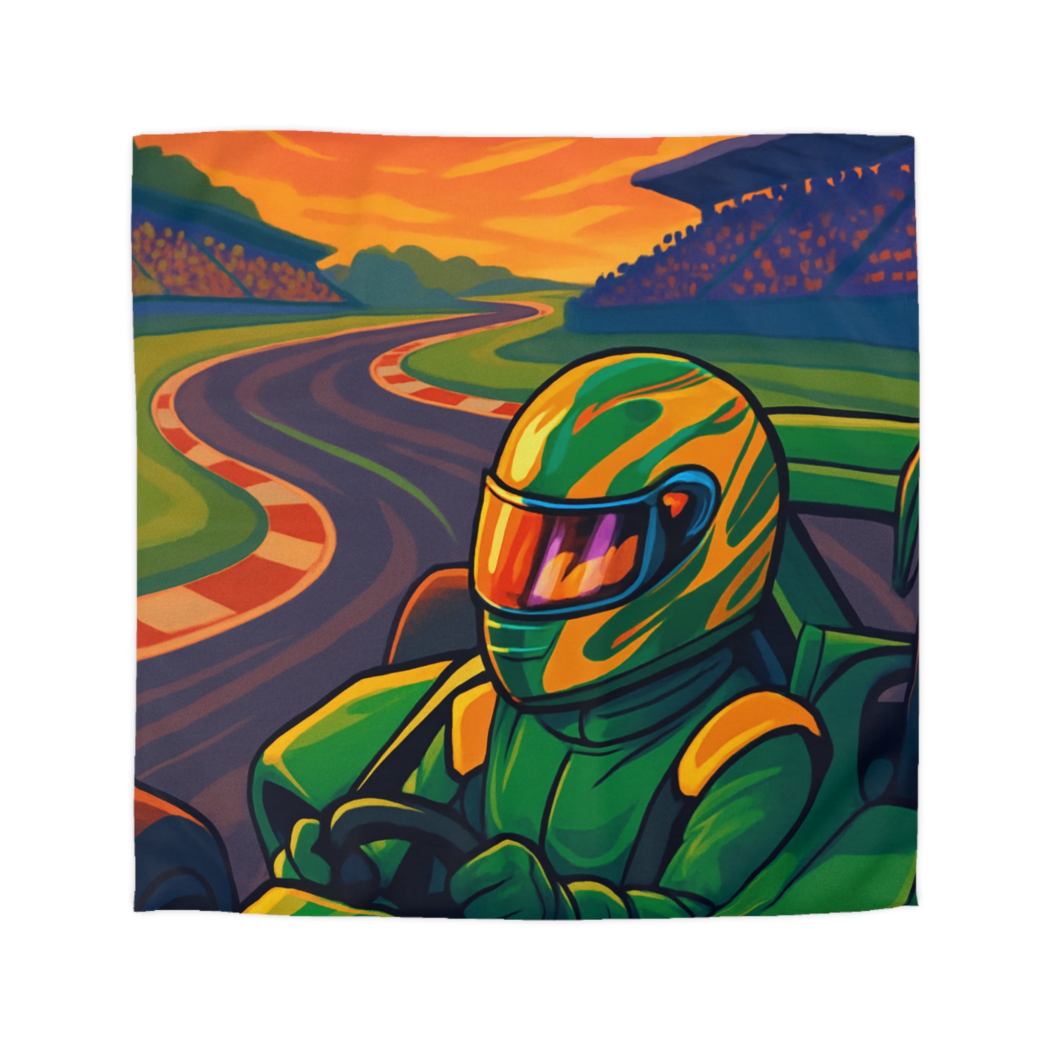 Housse de Couette Microfibre Motif Créatif Original Style Contemporain Chambre Élégante