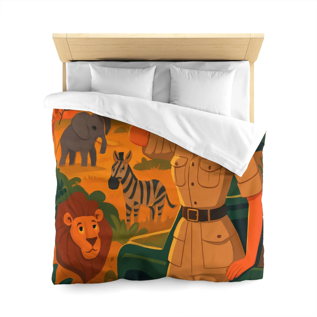 Explorez le safari africain au coucher du soleil avec des animaux majestueux et un guide expert