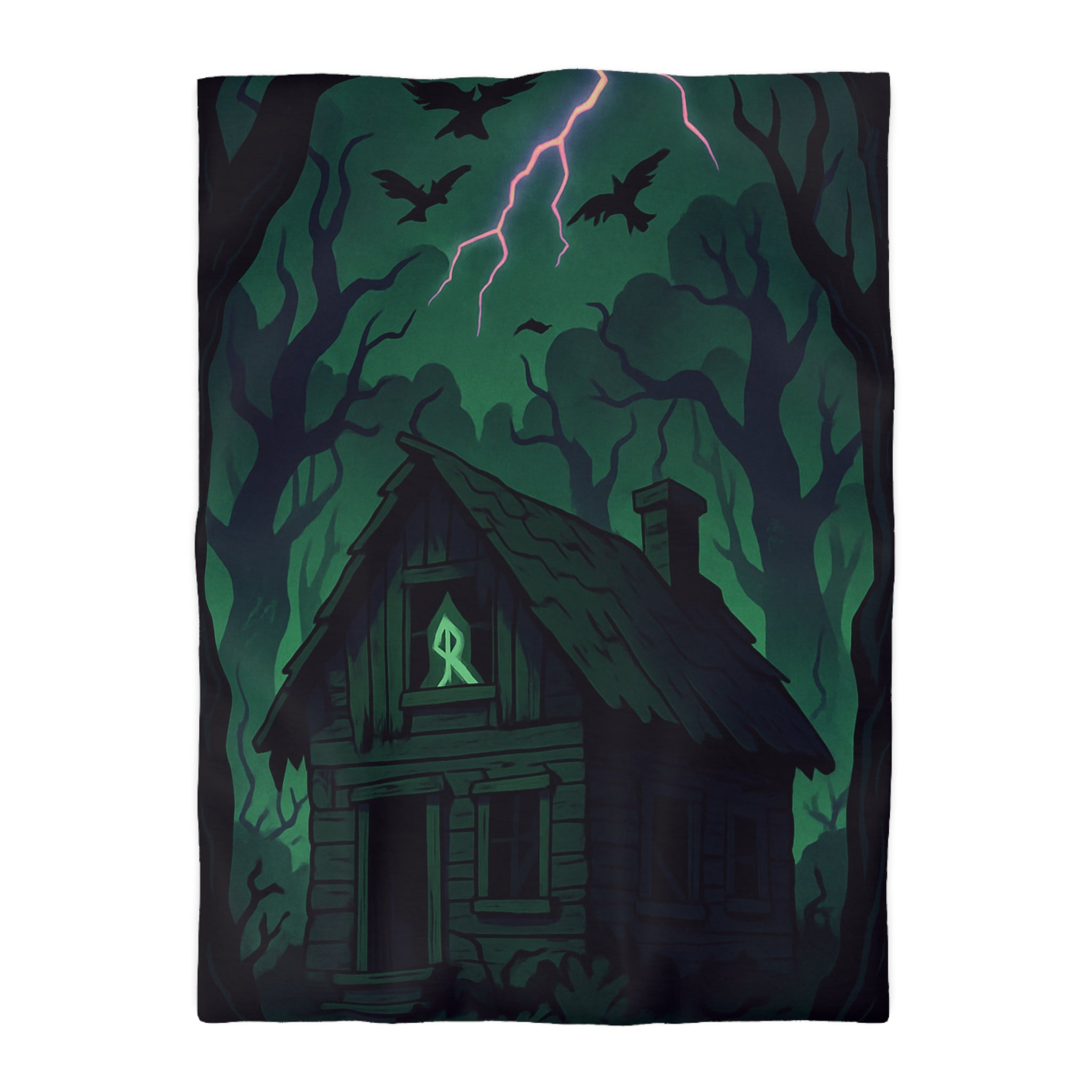 Housse de Couette Microfibre Design Artistique Moderne Décoration Chambre Confort Premium