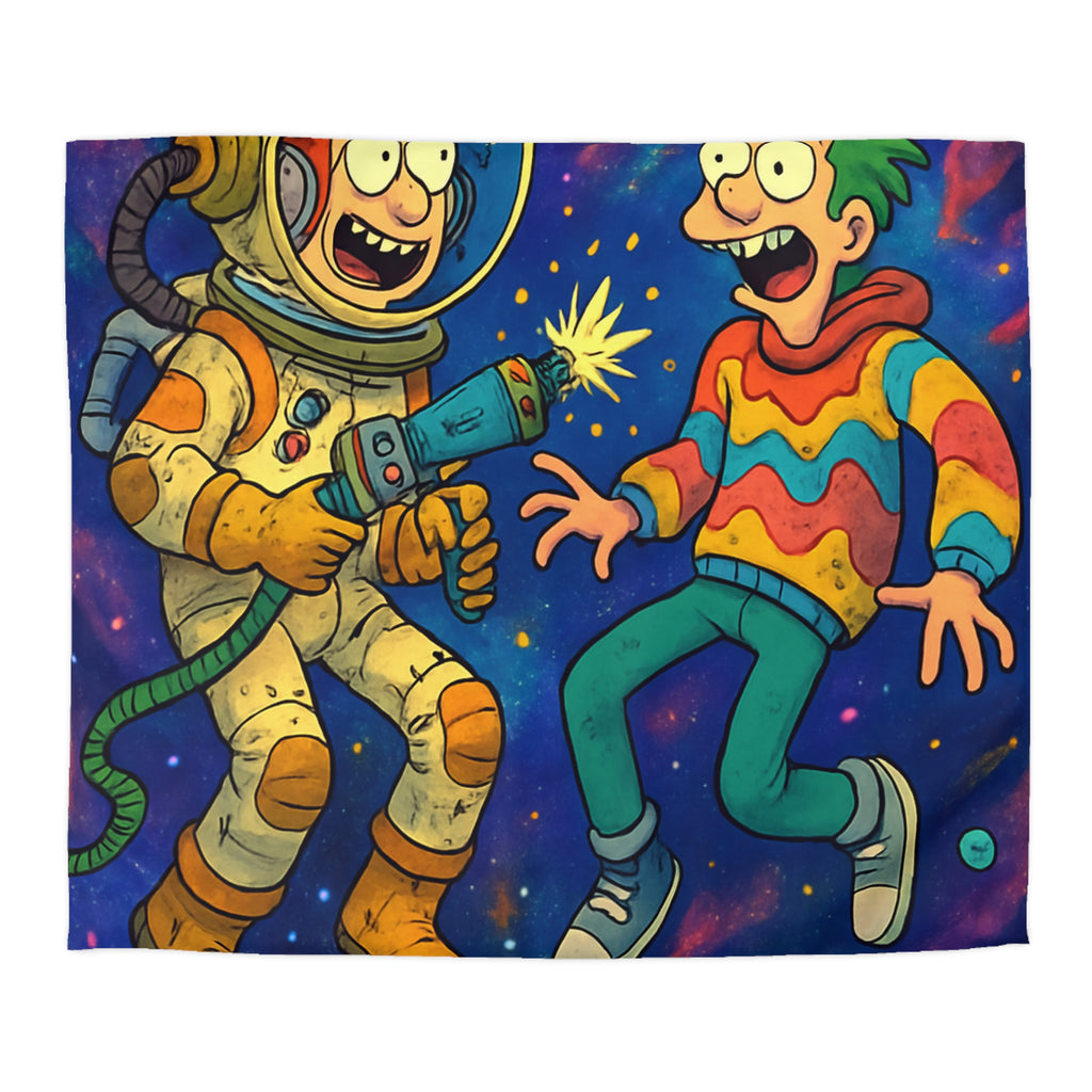 Housse de Couette Microfibre Design Artistique Moderne Décoration Chambre Confort Premium