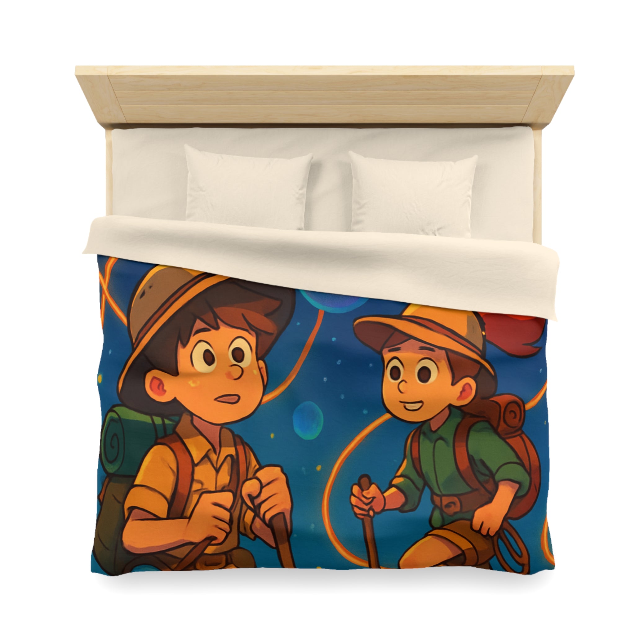 Housse de Couette Microfibre Création Artistique Moderne Design Exclusif Décoration Chambre