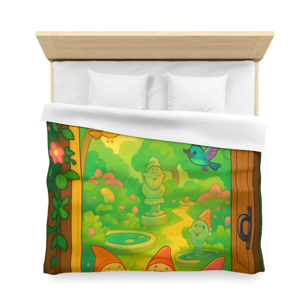 Housse de Couette Microfibre Motif Créatif Original Style Contemporain Chambre Élégante