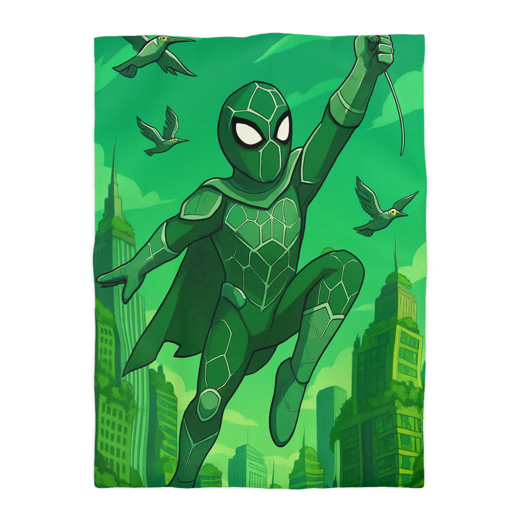 Housse de Couette Microfibre Motif Créatif Original Style Contemporain Chambre Élégante